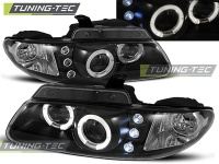 P�edn� sv�tla Chrysler Voyager, 1996-2000, Angel Eyes, �ern� black + diody